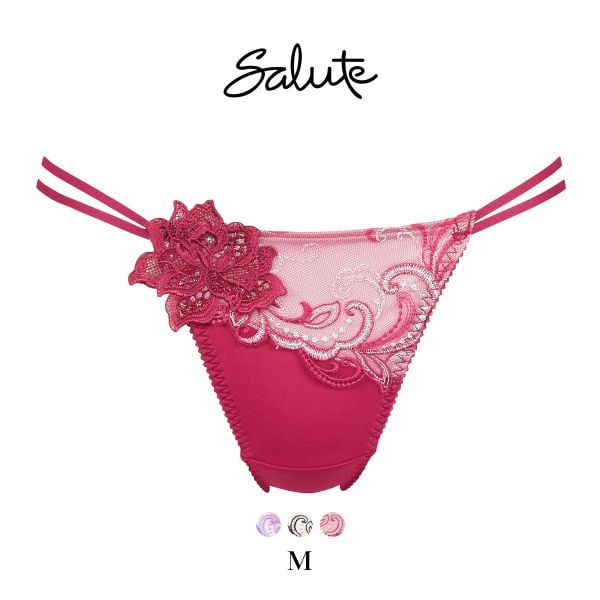 ワコール Wacoal サルート Salute 07G PTJ407 Tバックショーツ M 単品 ストリング 24SS ブルーム