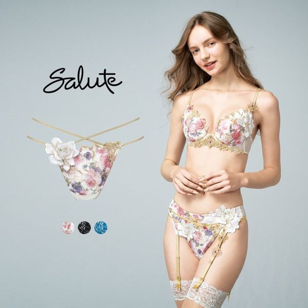 ワコール サルート 17グループ 17G Tバックショーツ M ストリング Wacoal Salute PTJ417 25SSブルーム