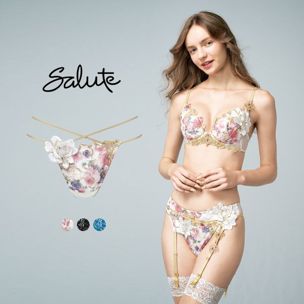 ワコール サルート 17グループ 17G Tバックショーツ M ストリング Wacoal Salute PTJ417 25SSブルーム