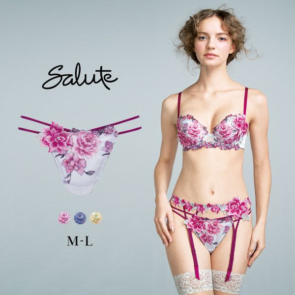 ワコール サルート 21グループ 21G Tバックショーツ ML タンガ ソング Wacoal Salute PTJ421 25AW先行コア