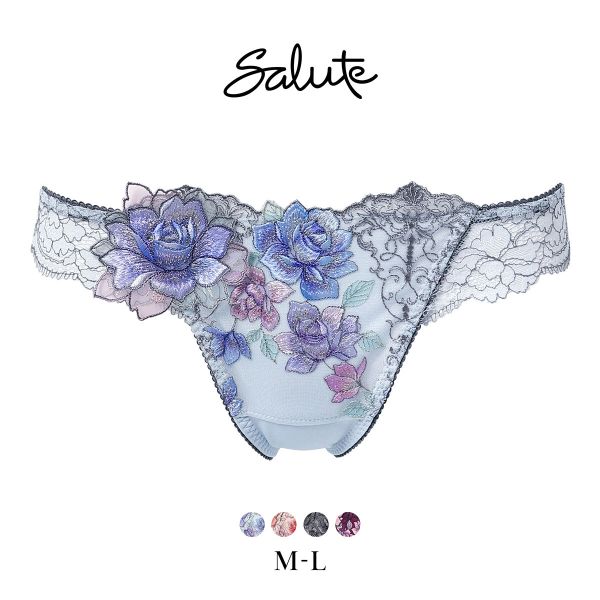 ワコール サルート 23グループ 23G Tバックショーツ ML ソング バックレース Wacoal Salute PTJ423 25AWフェア