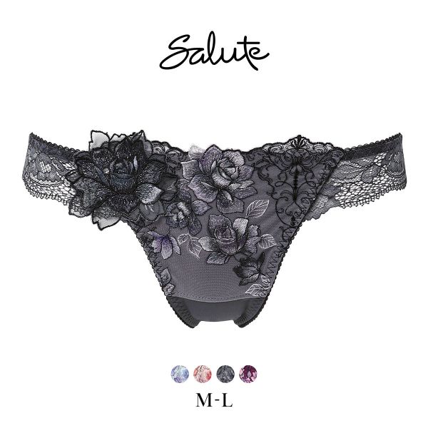 ワコール サルート 23グループ 23G Tバックショーツ ML ソング バックレース Wacoal Salute PTJ423 25AWフェア