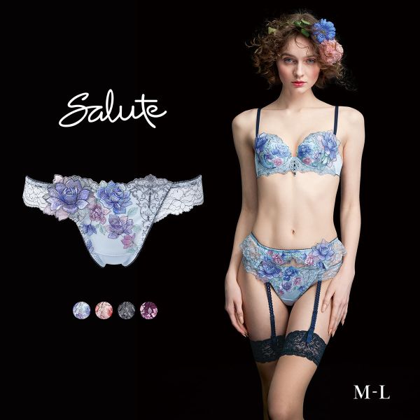 ワコール サルート 23グループ 23G Tバックショーツ ML ソング バックレース Wacoal Salute PTJ423 25AWフェア