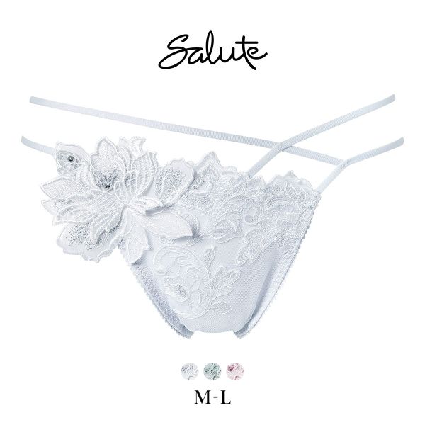 ワコール サルート 32グループ 32G Tバックショーツ ソング タンガ M L Wacoal Salute PTJ432 26SS先行プレステージ