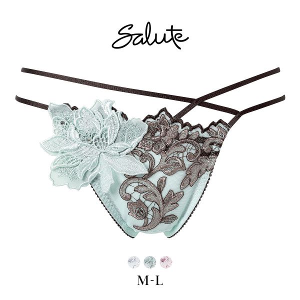 ワコール サルート 32グループ 32G Tバックショーツ ソング タンガ M L Wacoal Salute PTJ432 26SS先行プレステージ