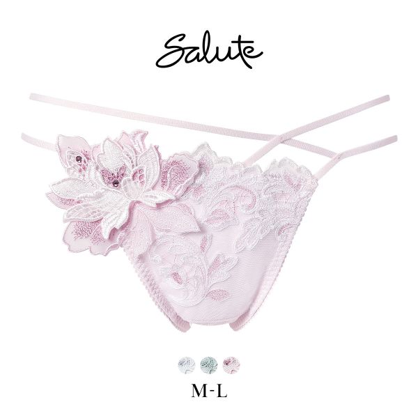 ワコール サルート 32グループ 32G Tバックショーツ ソング タンガ M L Wacoal Salute PTJ432 26SS先行プレステージ