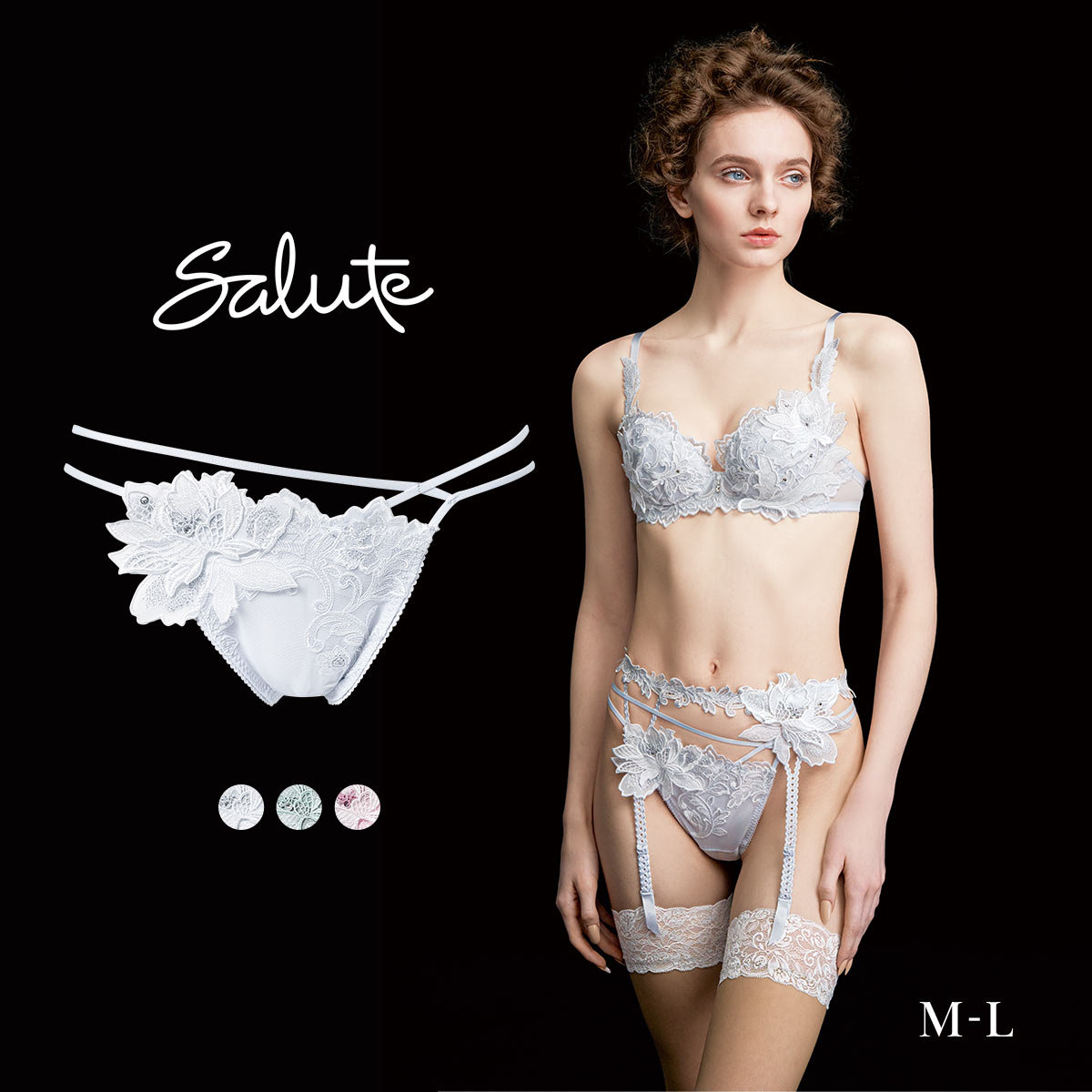 ワコール サルート 32グループ 32G Tバックショーツ ソング タンガ M L Wacoal Salute PTJ432 26SS先行プレステージ