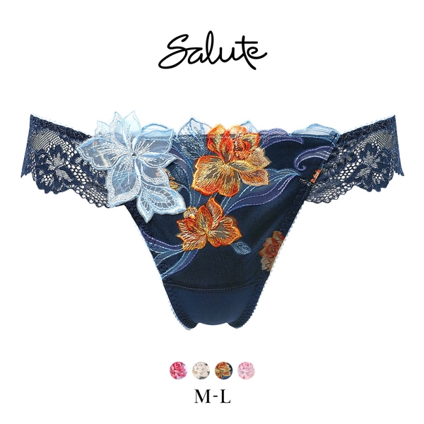 ワコール サルート 33グループ 33G Tバックショーツ ML ソング バックレース Wacoal Salute PTJ433 26SSフェア
