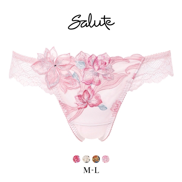 ワコール サルート 33グループ 33G Tバックショーツ ML ソング バックレース Wacoal Salute PTJ433 26SSフェア