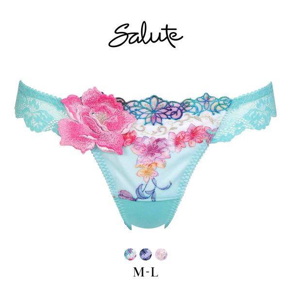 ワコール サルート 50グループ 50G Tバックショーツ ML タンガ ソング Wacoal Salute PTJ450 25SS先行コア