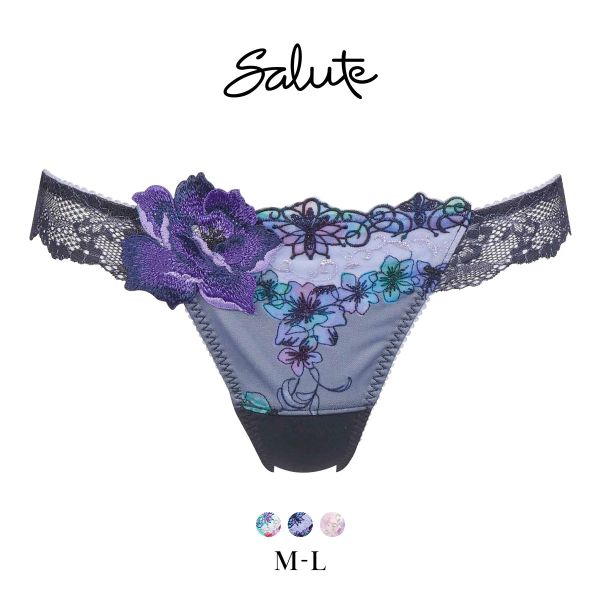 ワコール サルート 50グループ 50G Tバックショーツ ML タンガ ソング Wacoal Salute PTJ450 25SS先行コア