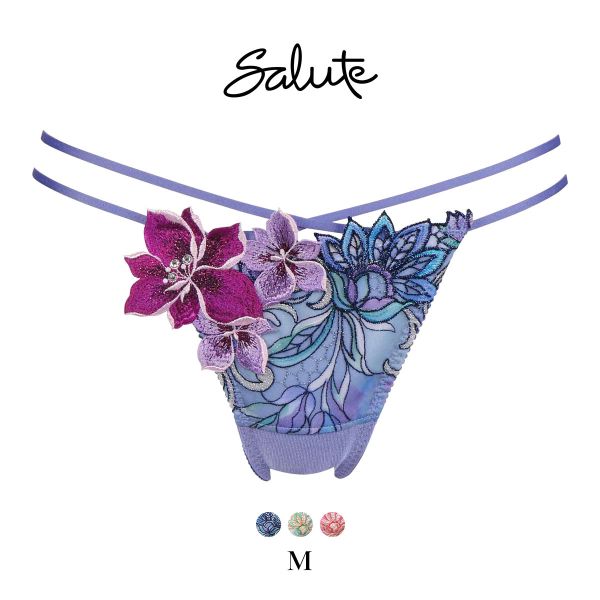 ワコール サルート 80グループ 80G Tバックショーツ ソング タンガ M Wacoal Salute PTJ480 25SS先行プレステージ