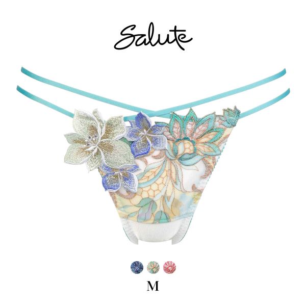 ワコール サルート 80グループ 80G Tバックショーツ ソング タンガ M Wacoal Salute PTJ480 25SS先行プレステージ