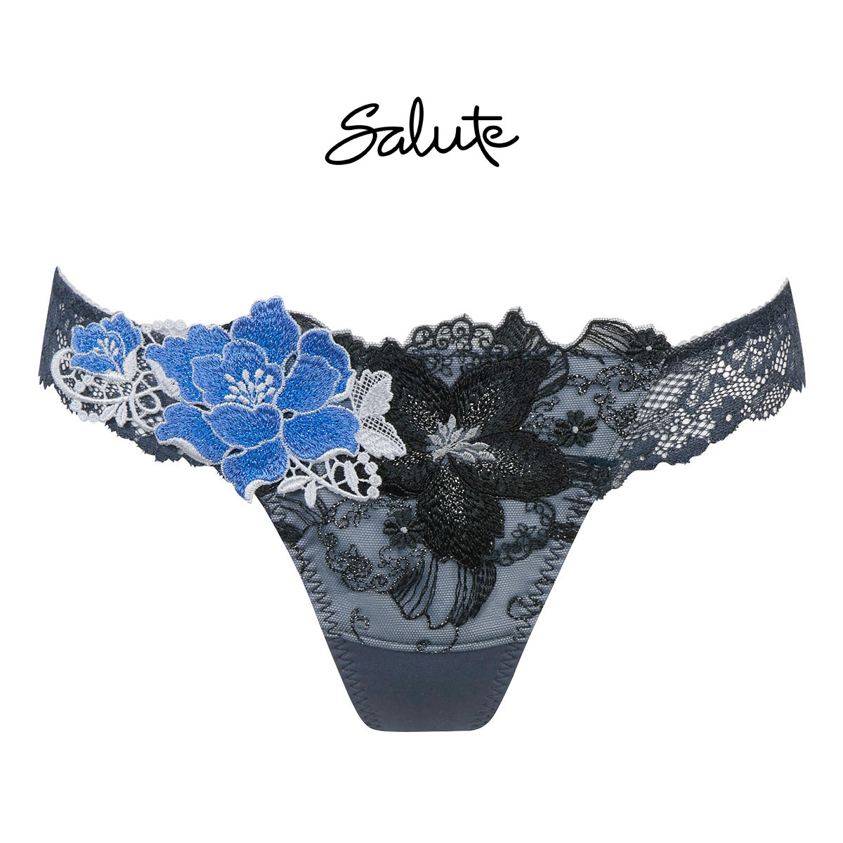 ワコール Wacoal サルート Salute 23SSシーズン 86G BTJ486 BTJ786 Tバックショーツ ML 単品(GY-グレー-M)