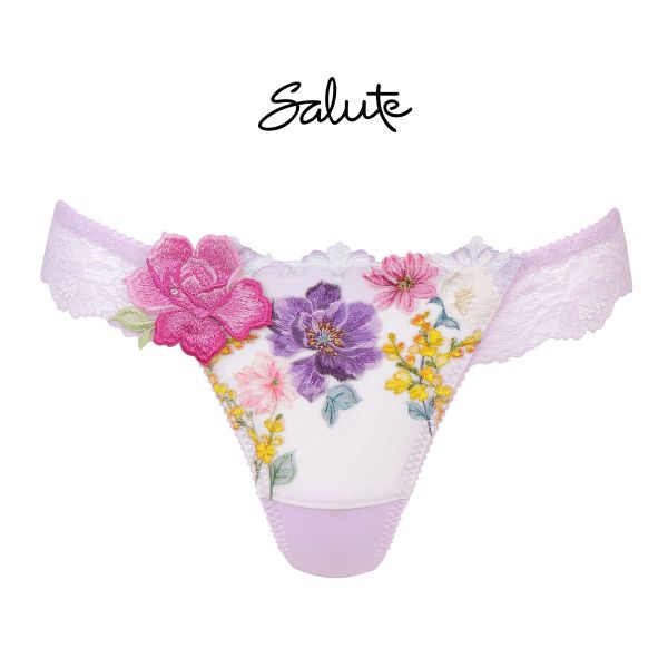 ワコール Wacoal サルート Salute 23AW 93G PTJ493 Tバックショーツ ML 単品 バックレース フェア