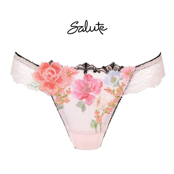 ワコール Wacoal サルート Salute 23AW 93G PTJ493 Tバックショーツ ML 単品 バックレース フェア