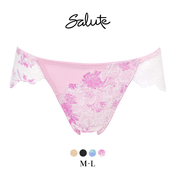 ワコール Wacoal サルート Salute series00 総レース スタンダード ショーツ ML スーパービキニ ハイレッグ 単品