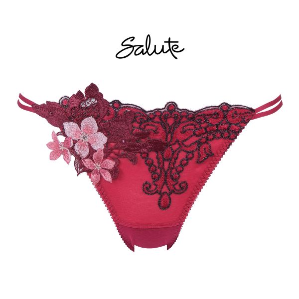 ワコール Wacoal サルート Salute 24SS先行 02G PTJ702 ショーツ ML ハイレッグ バックレース サイドループ 単品 プレステージ