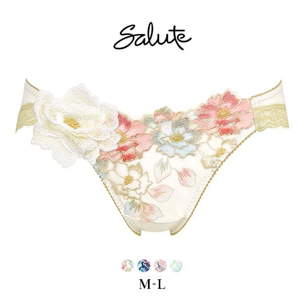ワコール Wacoal サルート Salute 24SS 03G PTJ703 ショーツ ML ハイレッグ 単品 フェア