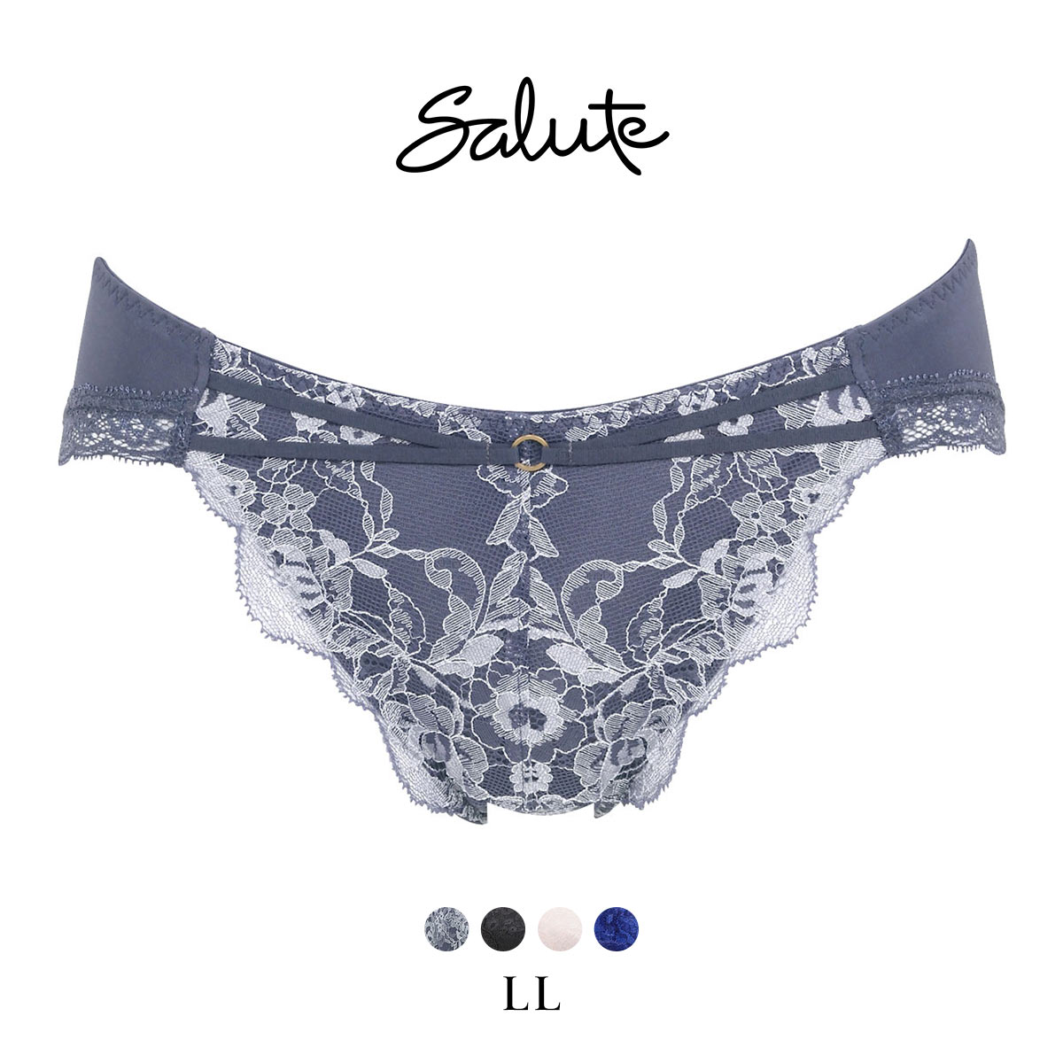 ワコール Wacoal サルート Salute 20G BTJ120 BTJ720 ショーツ LL ハイレッグ 単品(VI-バイオレット-LL)