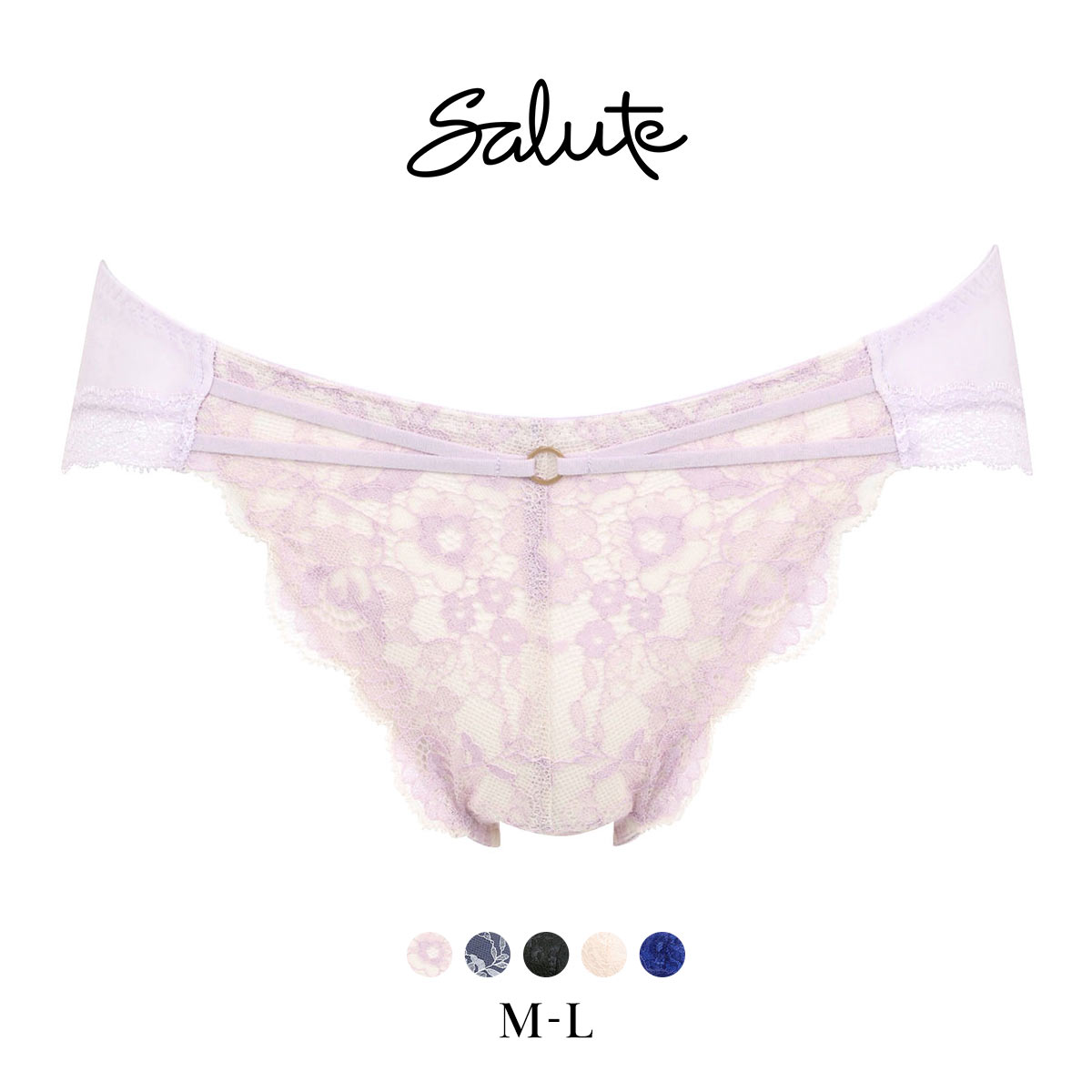 ワコール Wacoal サルート Salute 20G BTJ120 BTJ720 ショーツ ML ハイレッグ 単品(LPI-薄ピンク-M)