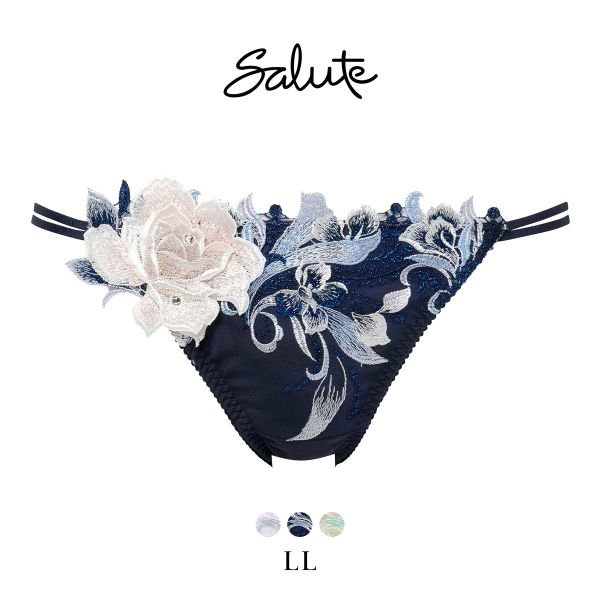 ワコール サルート 22グループ 22G ショーツ スタンダード LL ハイレッグ バックレース Wacoal Salute PTJ722 25AW先行プレステージ