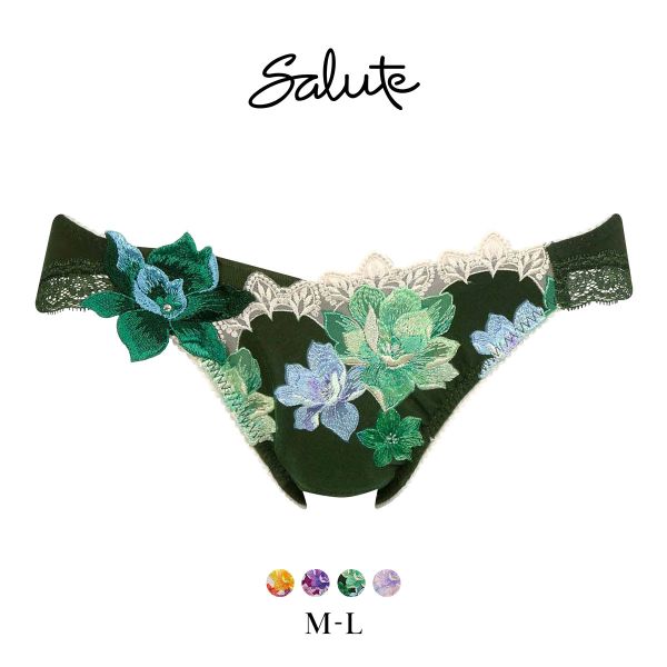 ワコール Wacoal サルート Salute 30G ショーツ ML ハイレッグ 下着 単品 PTJ730 24AW フェア