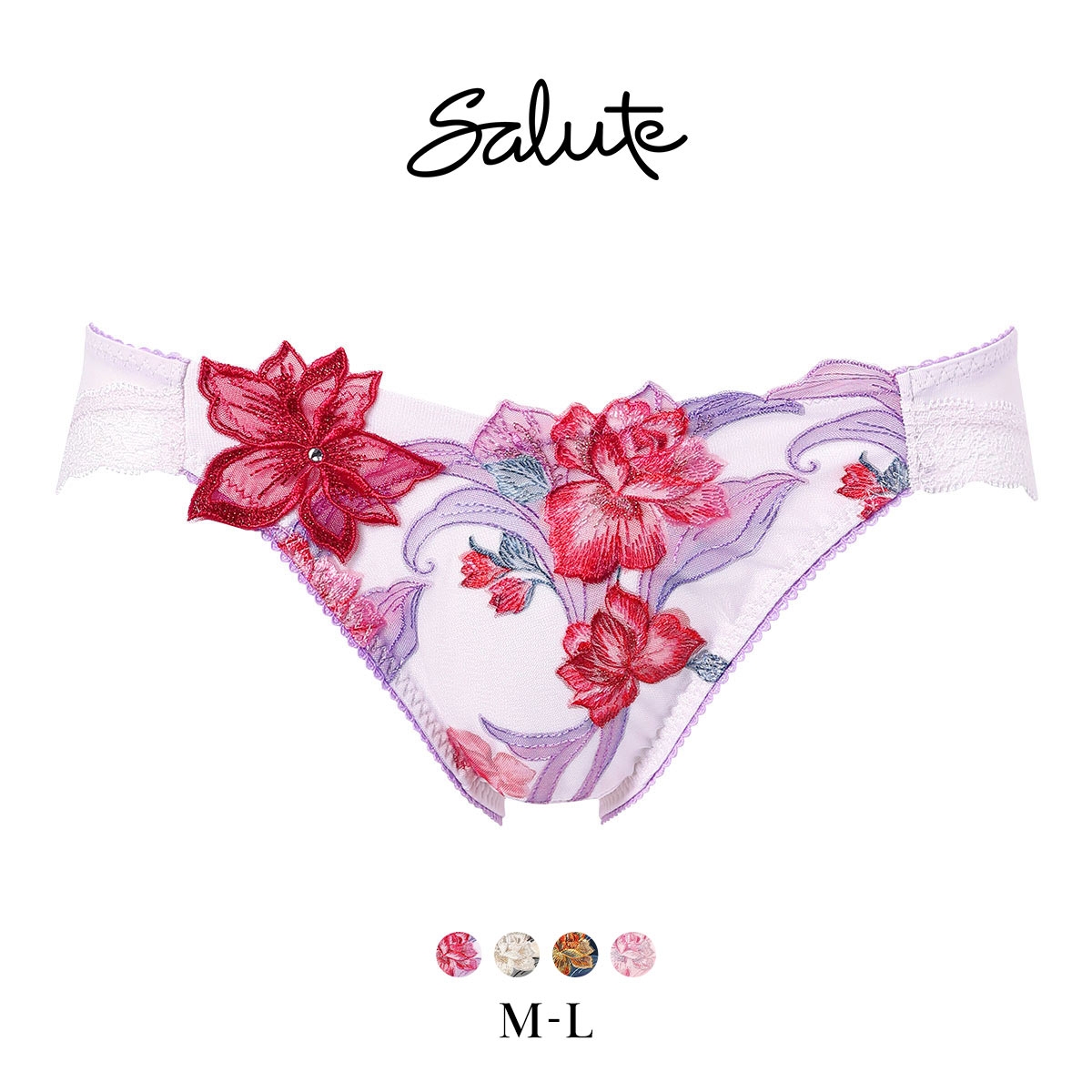 ワコール サルート 33グループ 33G ショーツ ML ハイレッグ Wacoal Salute PTJ733 26SSフェア(LPU-薄パープル-M)