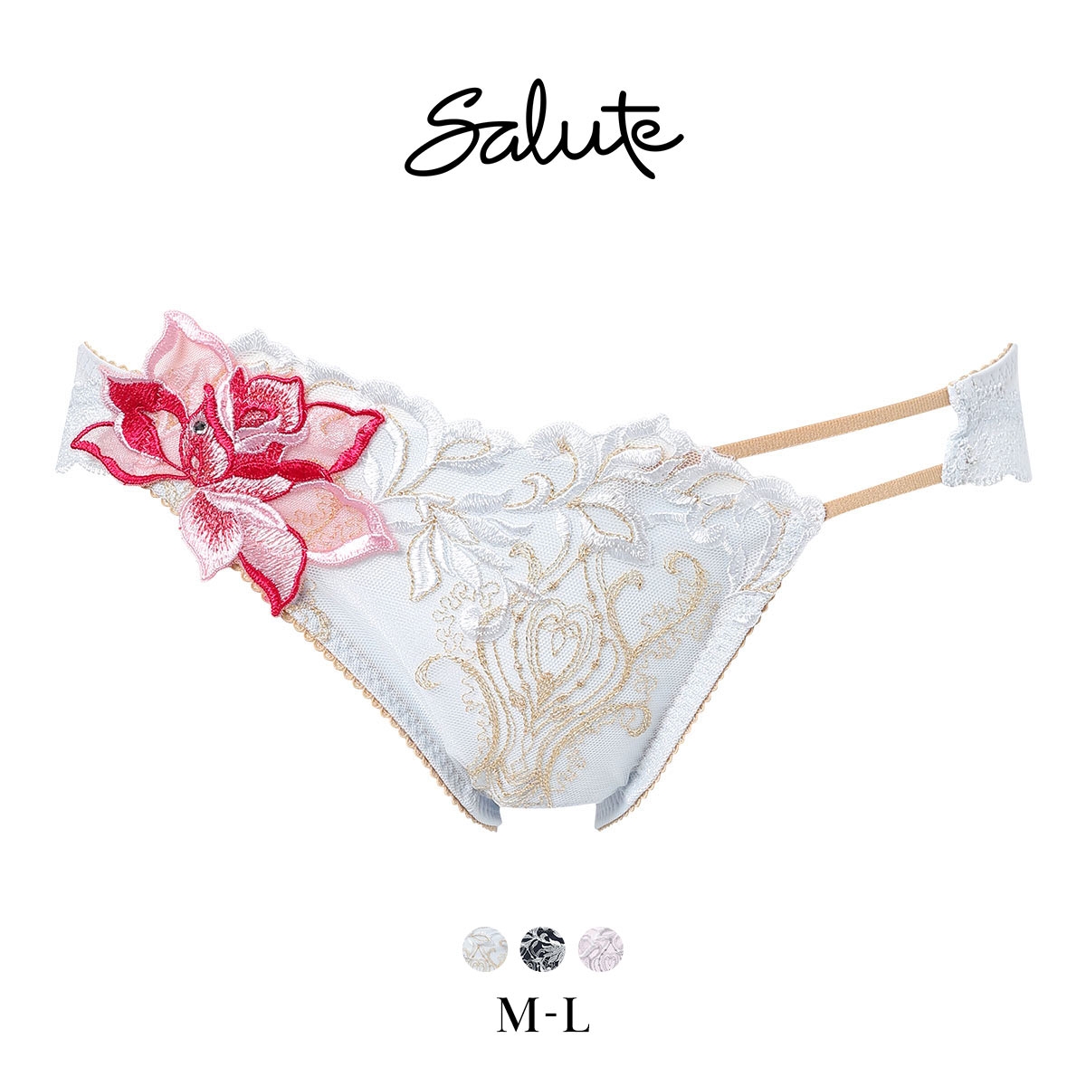 【MLサイズ】 ショーツ スタンダード ML ハイレッグ Wacoal Salute PTJ738 26SSブライトワコール サルート 38グループ 38G 