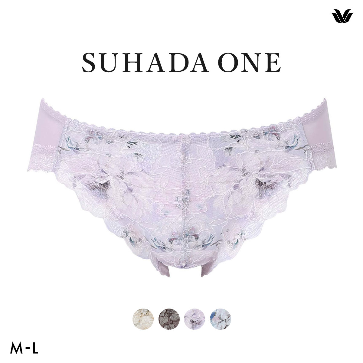 ワコール スハダワン BXB411 PXB111 ショーツ スタンダード ML ビキニ･ハイレッグ Wacoal SUHADA ONE(LGY-薄グレー-M)