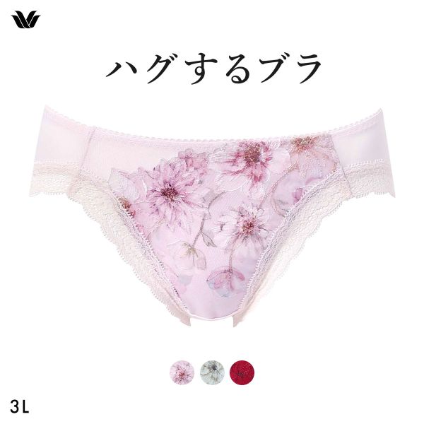 ワコール ハグするブラ BRB478 BXB378 RA198 ショーツ 3L 大きいサイズ Wacoal