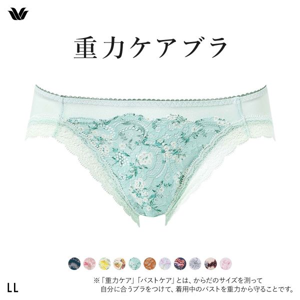 ワコール Wacoal 重力ケアブラ BXB194 PXB194 ショーツ ハイレッグ あさめ LL 単品