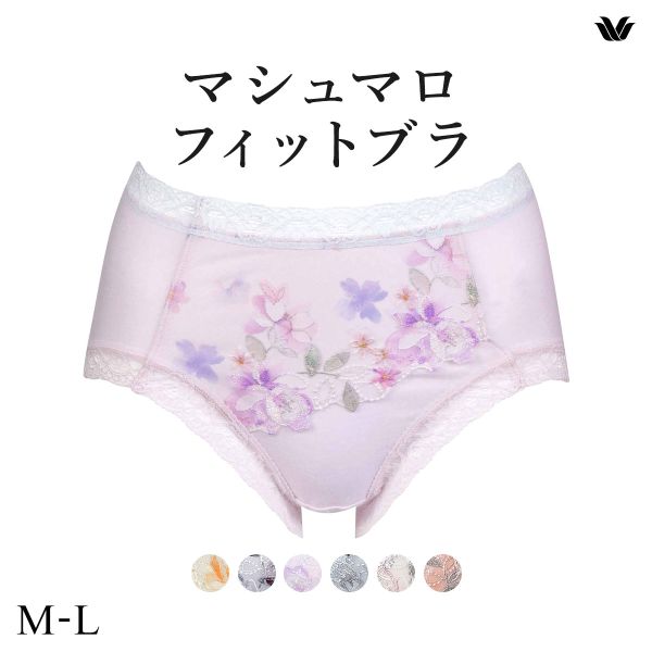 ワコール Wacoal マシュマロフィットブラ BXB486 ペア ノーマル ショーツ ML はきこみ丈ふつう PXB286 単品