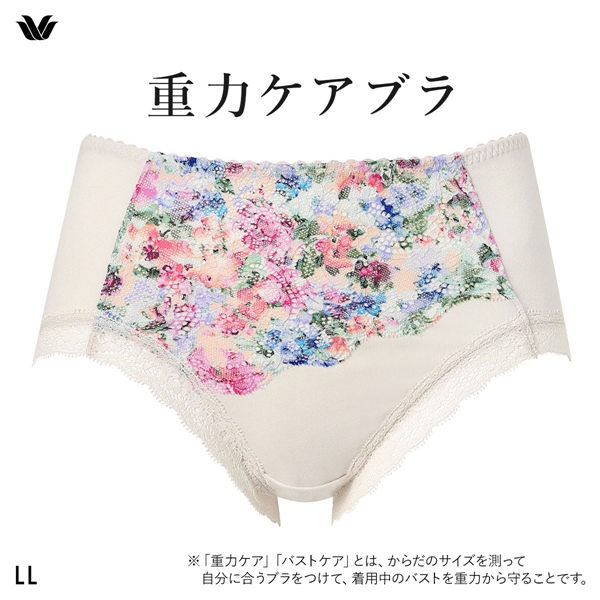 ワコール 重力ケアブラ ショーツ ノーマル ふつう LL Wacoal BXB194 PXB294