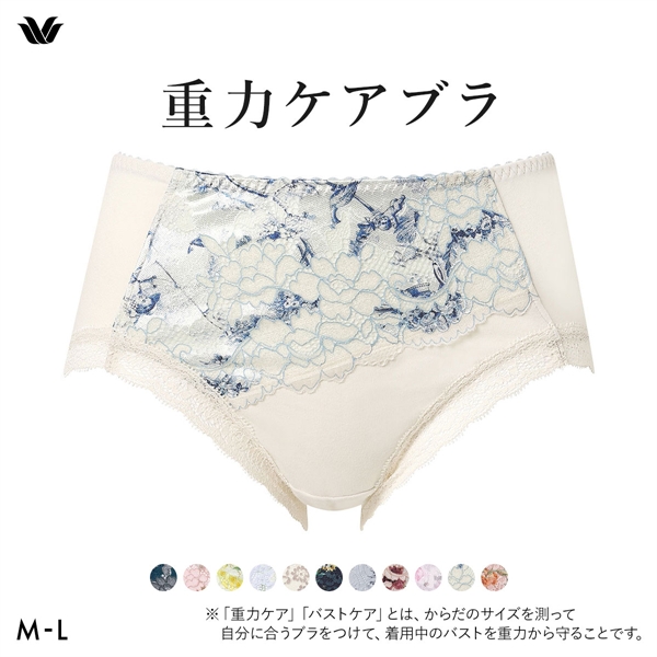 ワコール Wacoal 重力ケアブラ BXB194 PXB294 ショーツ ノーマル ふつう ML