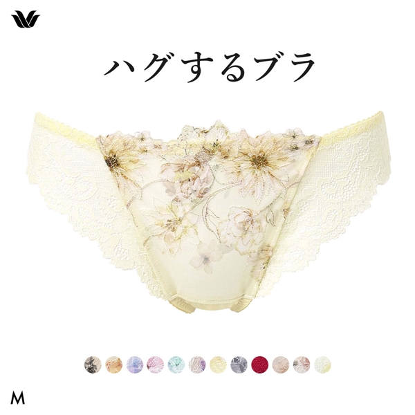 ワコール ハグするブラ BXB478 PXB478 ショーツ Tバック M バックレース Wacoal