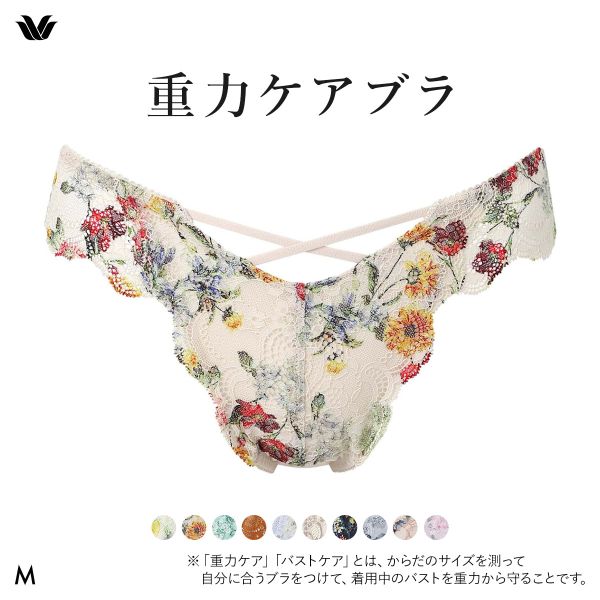 ワコール Wacoal 重力ケアブラ BXB194 PXB494 ショーツ Tバック M バックレース 単品