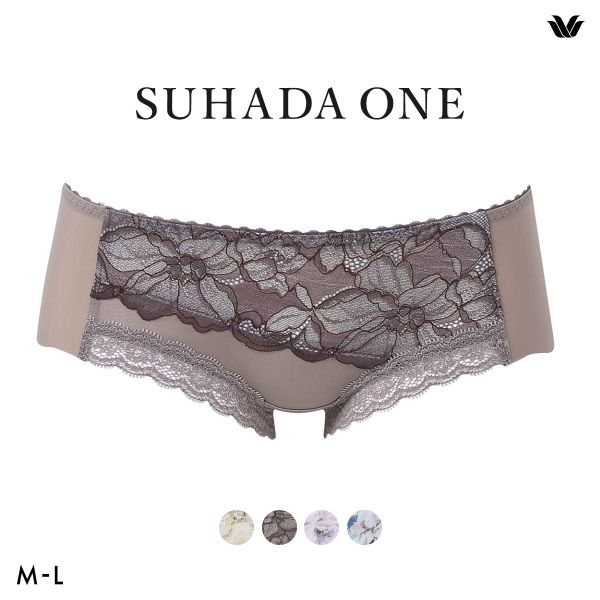 ワコール スハダワン BXB411 PXB611 ショーツ ボーイレングス ML Wacoal SUHADA ONE フリーカッティング ヘム