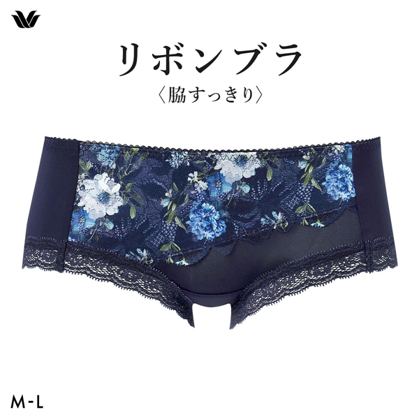 ワコール リボンブラ 脇すっきり ショーツ ボーイレングス ML BXB423 PXB623 Wacoal