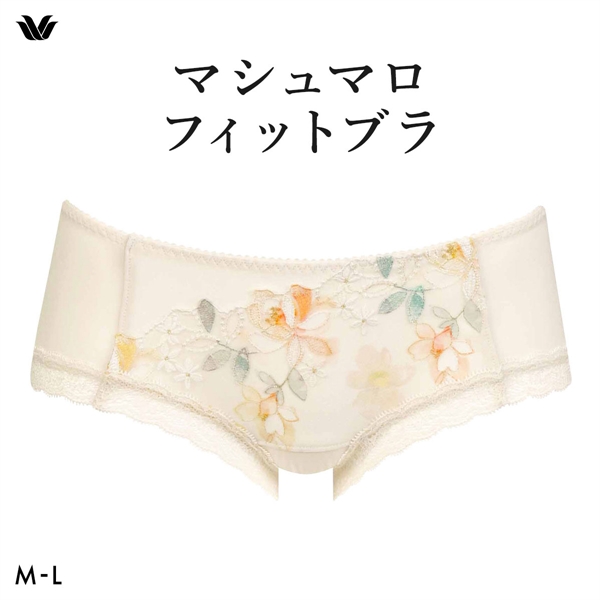 ワコール Wacoal マシュマロフィットブラ BXB486 ペア ボーイレングス ショーツ ML ローライズ PXB686 単品