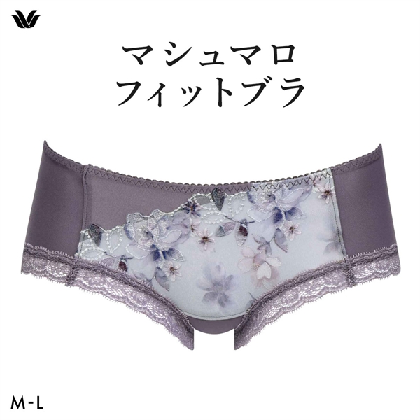 ワコール Wacoal マシュマロフィットブラ BXB486 ペア ボーイレングス ショーツ ML ローライズ PXB686 単品