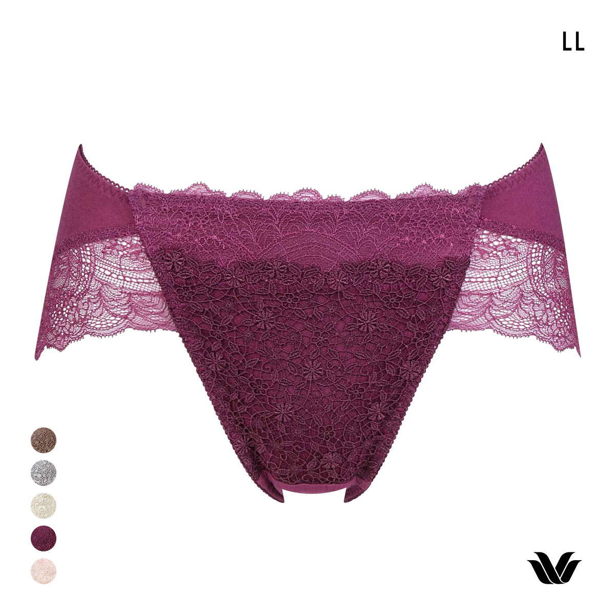 ワコール ナチュラルメイクブラ ショーツ LL はきこみふつう PXC101 BXC101 BXC301 Wacoal 01G(WI-ワイン-LL)