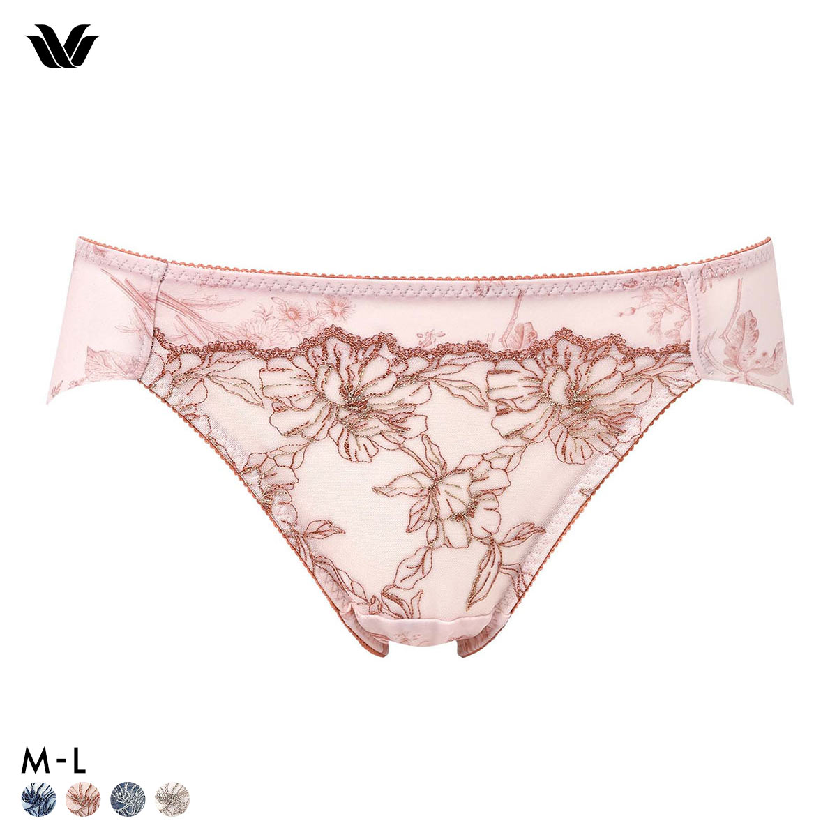 ワコール スムージングブラ 着やせすっきり ショーツ ML ハイレッグ ローライズ Wacoal PXC105 05G(LPI-薄ピンク-M)