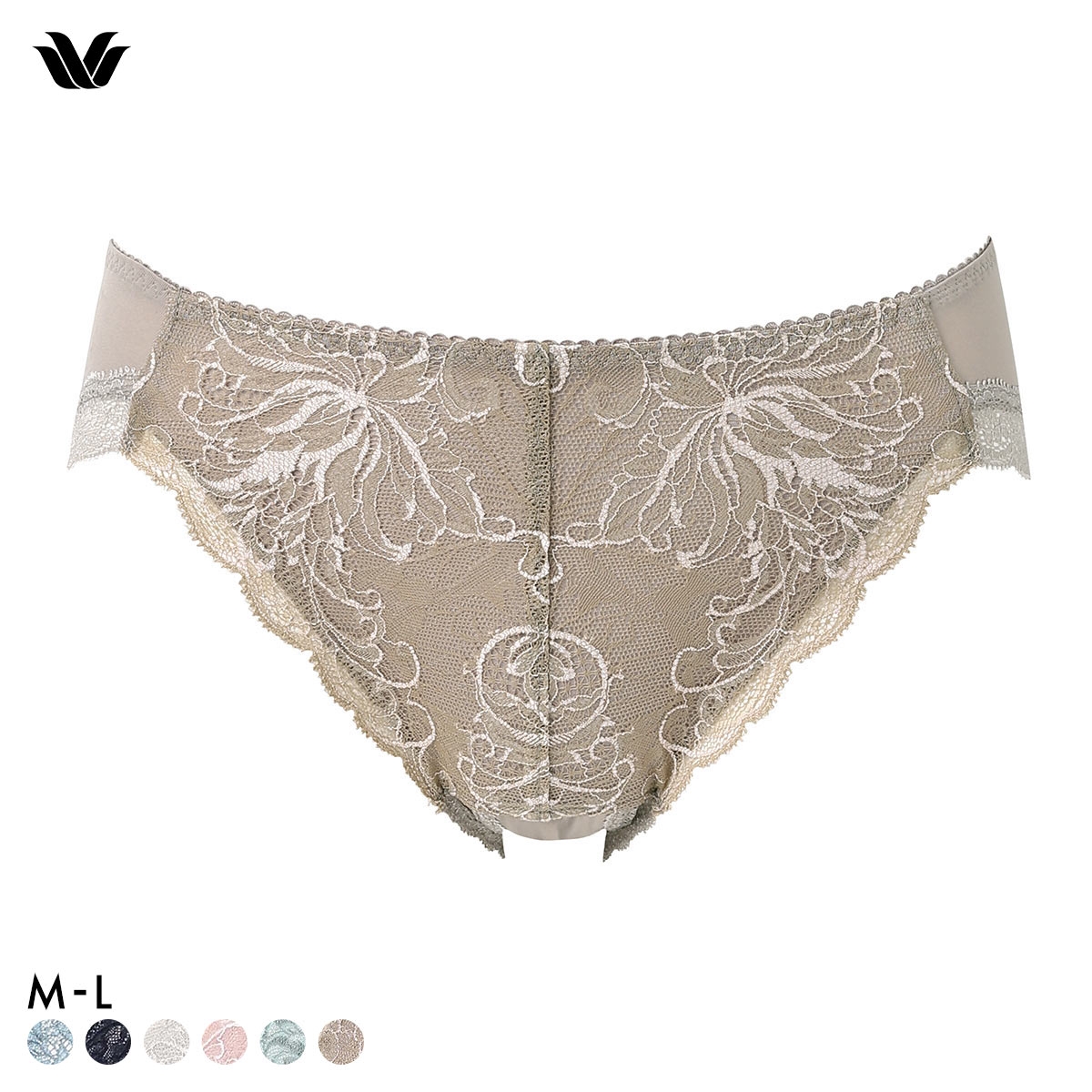 ワコール ナチュラルメイクブラ ショーツ ML ハイレッグ ローライズ Wacoal PXC107 07G(BR-ブラウン-M)