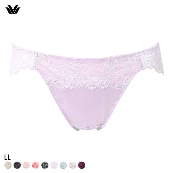 ワコール ナチュラルメイクブラ ショーツ バックレース LL ハイレッグ ローライズ 大きいサイズ Wacoal PXC108 08G