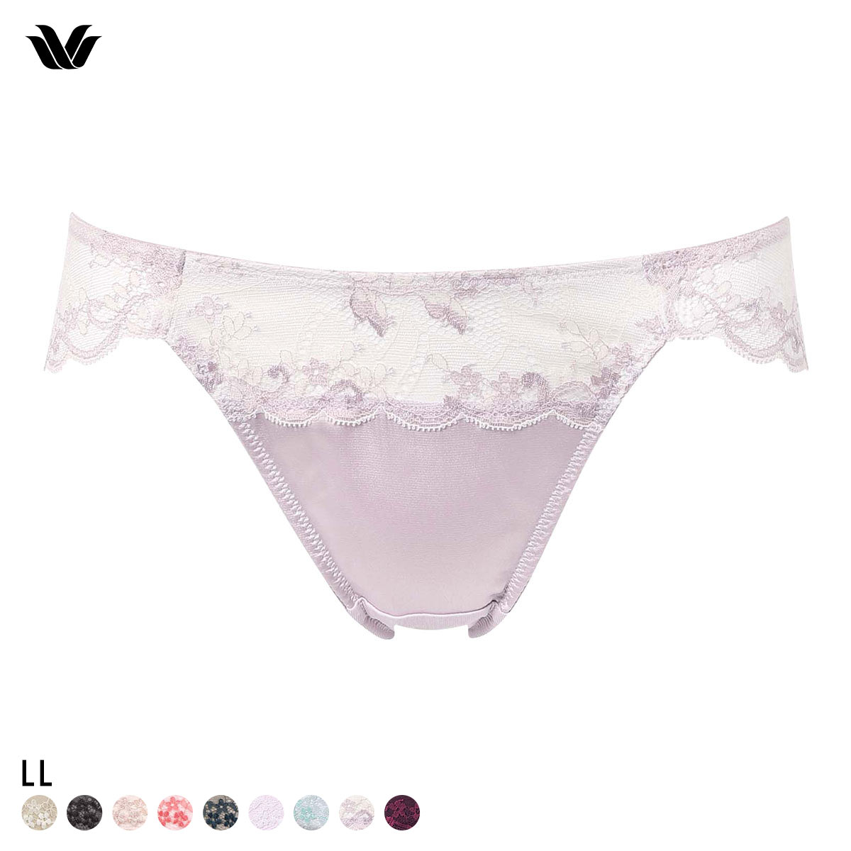 ワコール ナチュラルメイクブラ ショーツ バックレース LL ハイレッグ ローライズ 大きいサイズ Wacoal PXC108 08G(LPI-薄ピンク-LL)