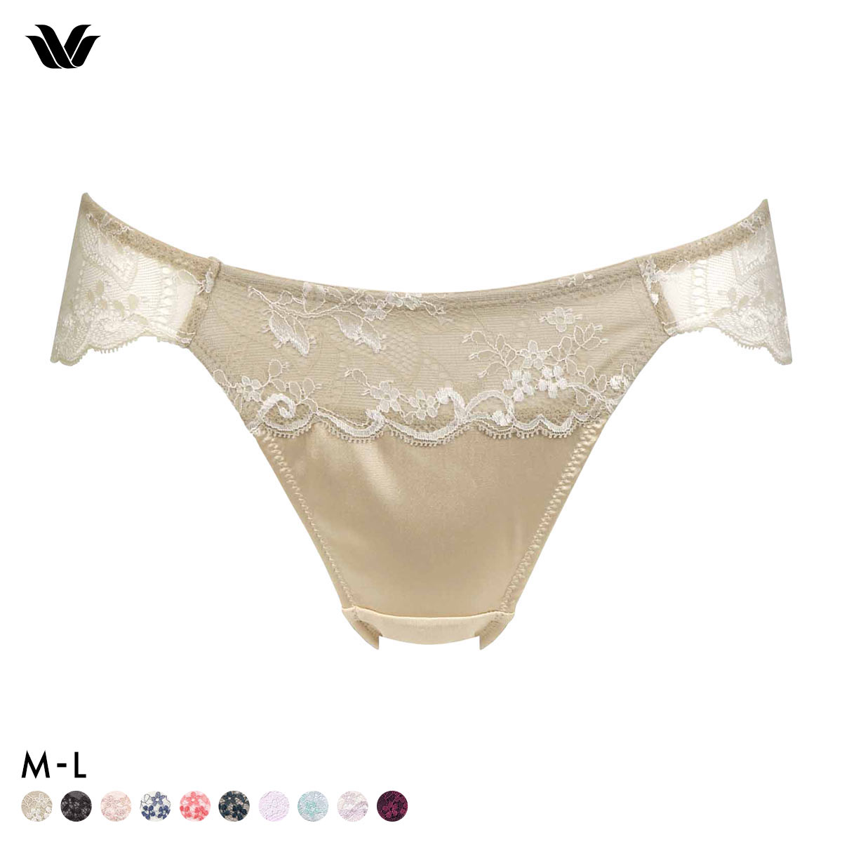 ワコール ナチュラルメイクブラ ショーツ ML ハイレッグ ローライズ Wacoal PXC108 08G(BE-ベージュ-M)