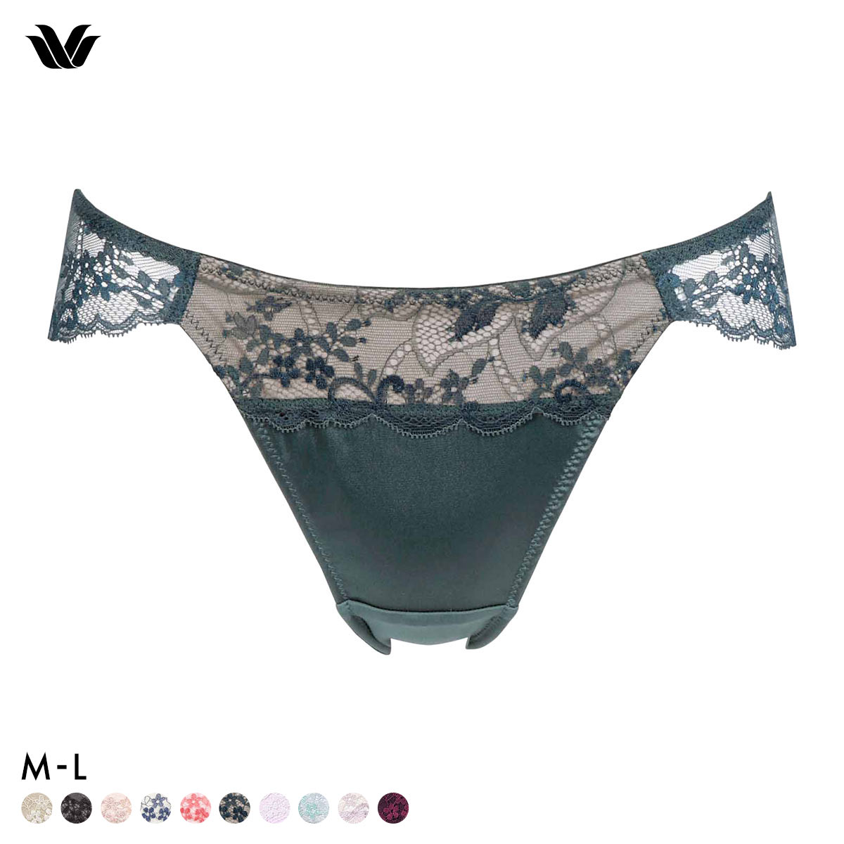 ワコール ナチュラルメイクブラ ショーツ ML ハイレッグ ローライズ Wacoal PXC108 08G(GR-グリーン-M)