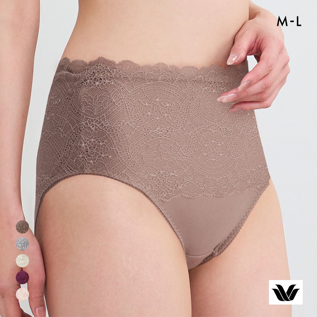 ワコール ナチュラルメイクブラ ショーツ ML はきこみふかめ 深ばき PXC201 BXC101 BXC301 Wacoal 01G(BR-ブラウン-M)