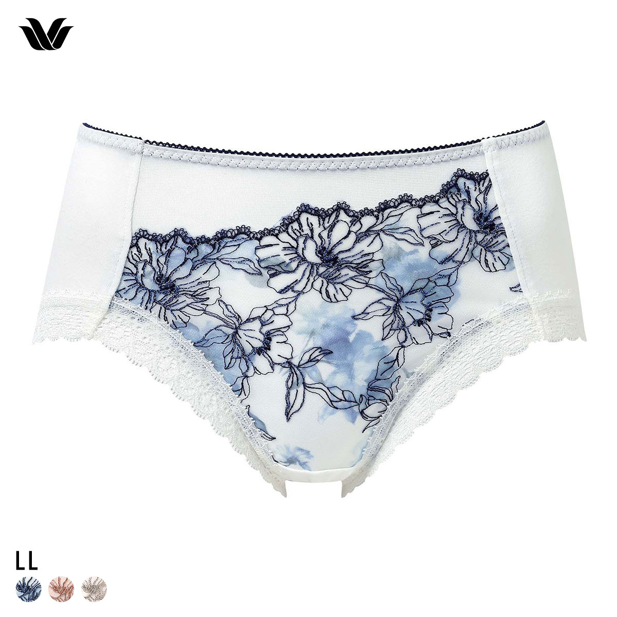 ワコール スムージングブラ 着やせすっきり ショーツ LL はきこみふつう Wacoal PXC205 05G(IV-アイボリー-LL)